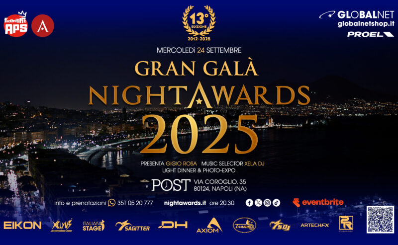 Tornano i “Night Awards 2025”