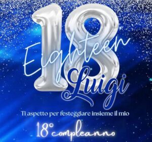 “Luigi’s Chapter 18”: la festa per i 18 anni di Luigi De Carlo