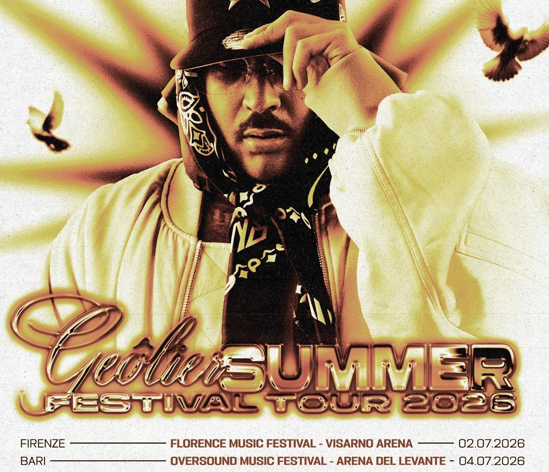 GEOLIER: annuncia oggi il “SUMMER FESTIVAL TOUR 2026”, in arrivo a luglio a seguito del tanto atteso “GEOLIER STADI 2026”.