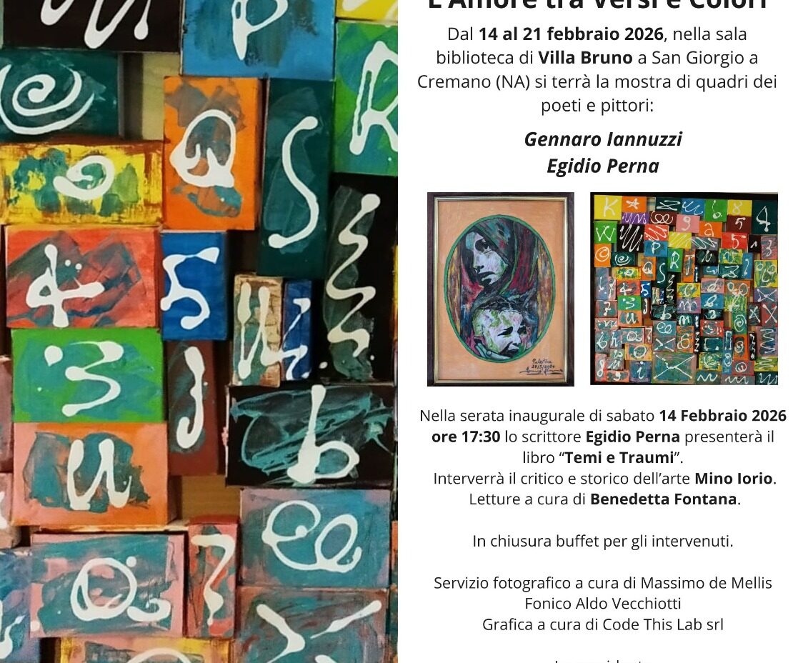 L’amore tra versi e colori in mostra