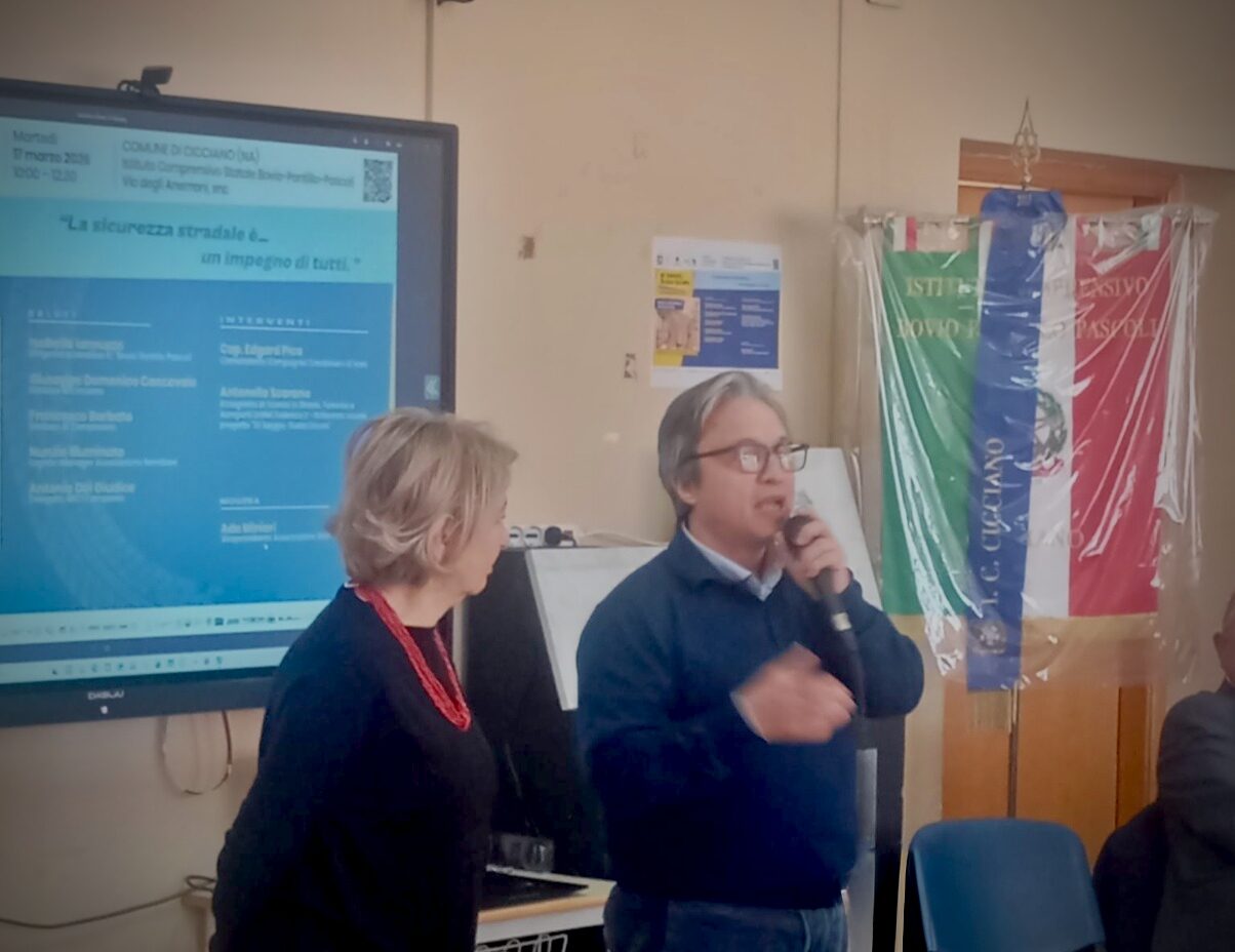 #SIISAGGIOGUIDASICURO HA FATTO TAPPA PRESSO L’Istituto Comprensivo “Bovio Pontillo Pascoli” di cicciano (na)