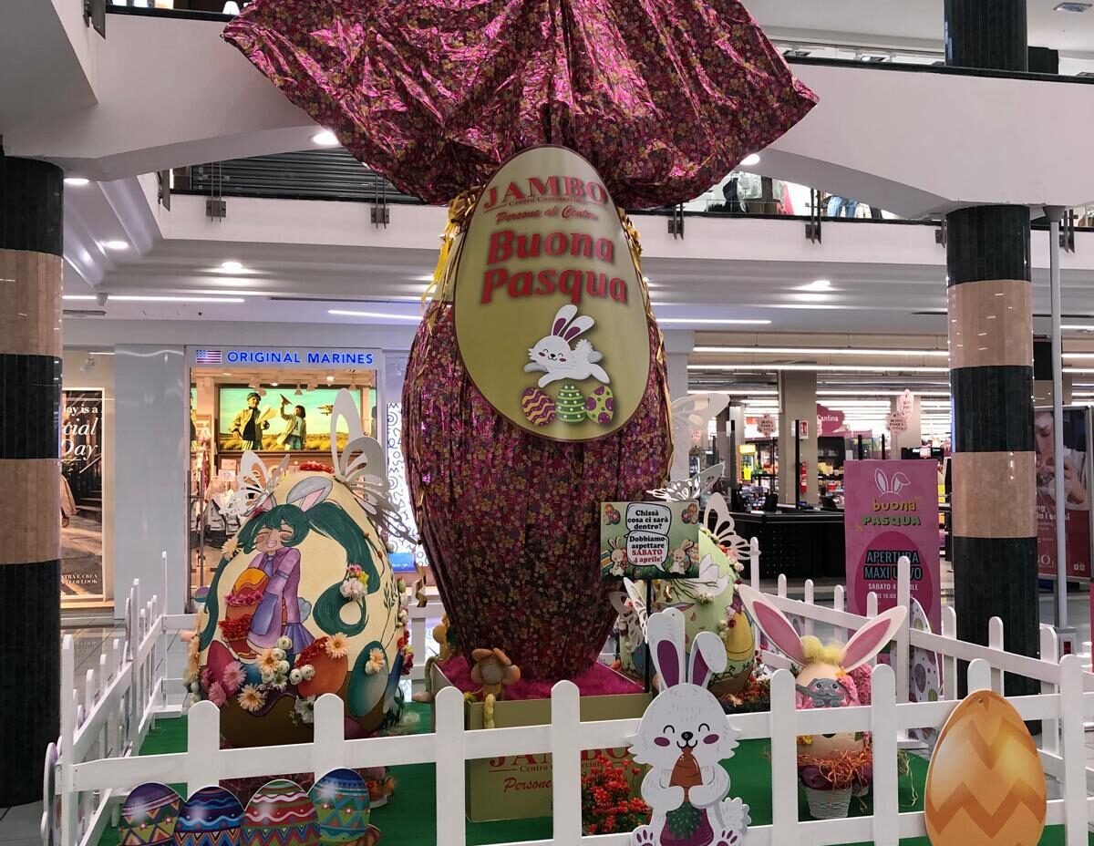Al Centro Jambo maxi sorpresa e mille uovo in omaggio