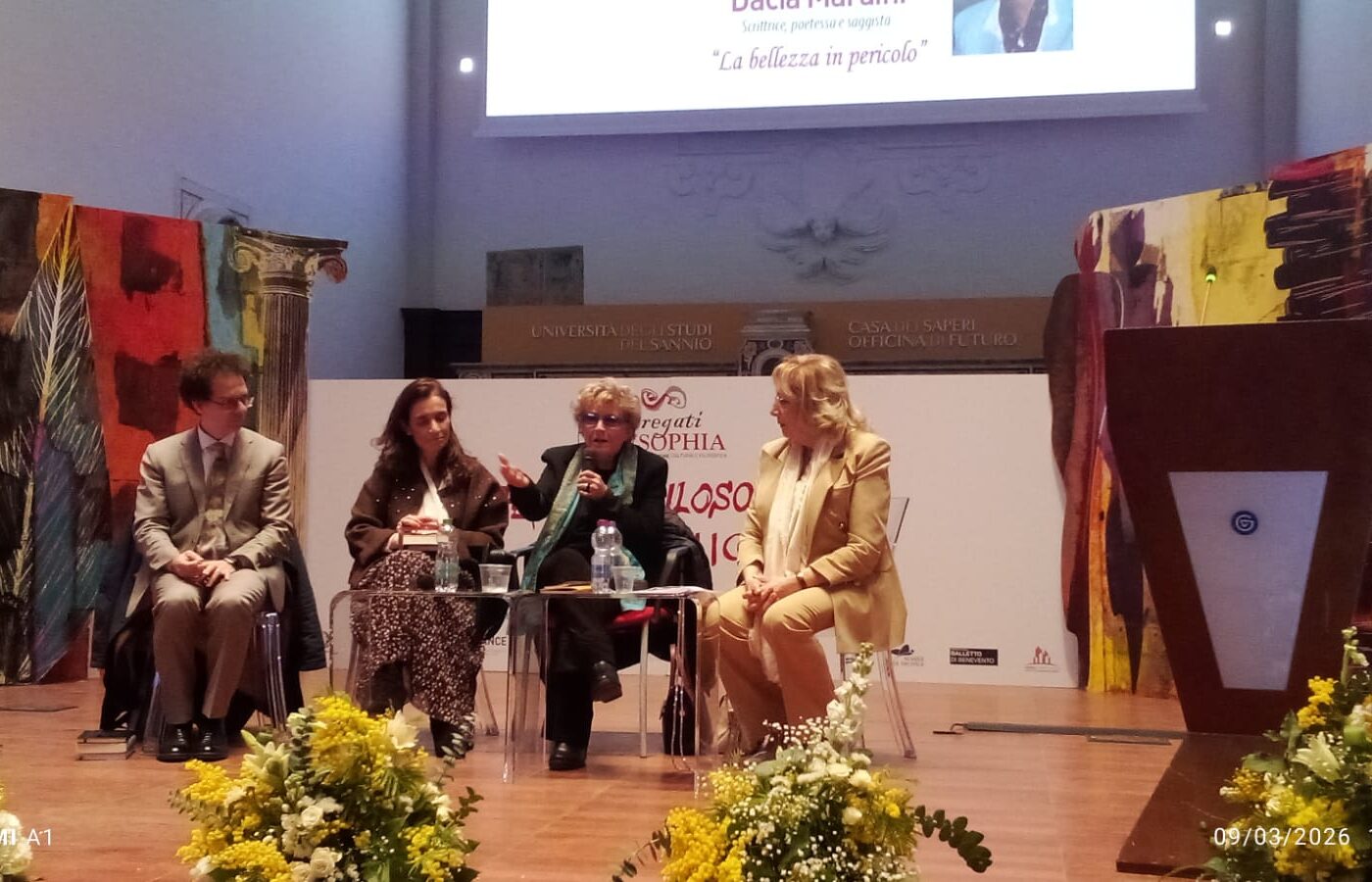 Dacia Maraini inaugura il XII festival del Sannio