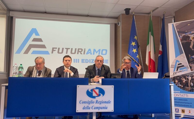 Presentata al Consiglio Regionale della Campania la terza edizione di “Futuriamo”