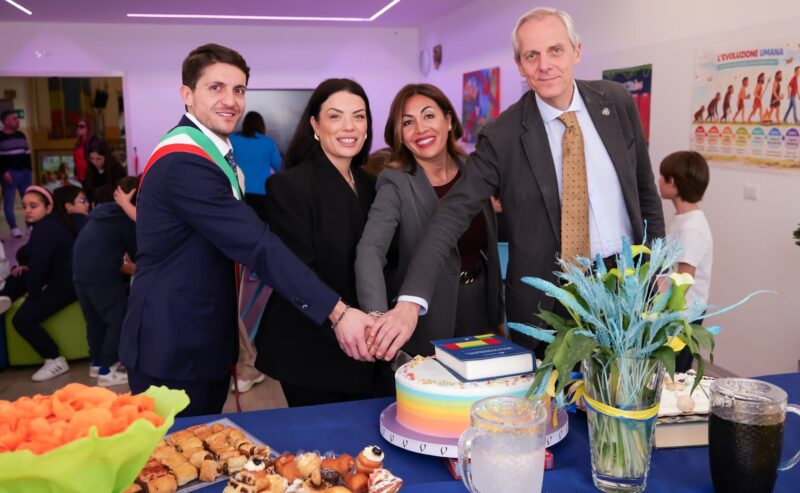 A Gricignano di Aversa, inaugurate presso l’I.C. “Filippo Santagata” la nuova biblioteca scolastica e la sala inclusiva sensoriale