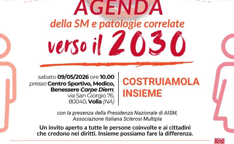 Sclerosi Multipla: AISM fa tappa a Volla per l’Agenda 2030