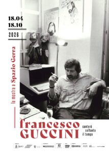 Allo Spazio Gerra a Reggio Emilia, la mostra “Francesco Guccini. Canterò soltanto il tempo”