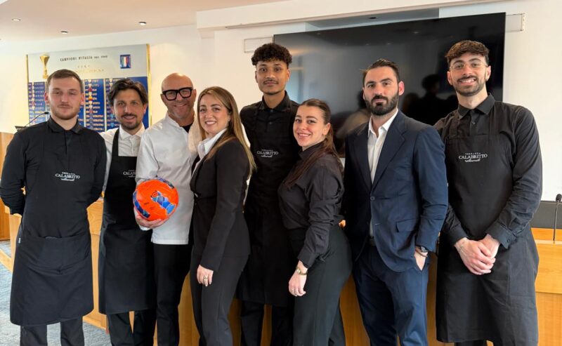 La cucina di Terrazza Calabritto conquista la Serie A.<br>