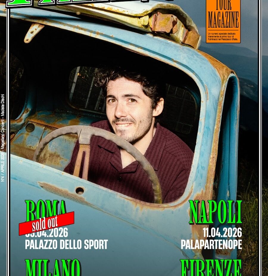FULMINACCI: al via domani 9 aprile da una Roma tutta sold-out il “PALAZZACCI TOUR 2026”, la tournée che lo vede per la prima volta protagonista nei palasport delle principali città italiane.