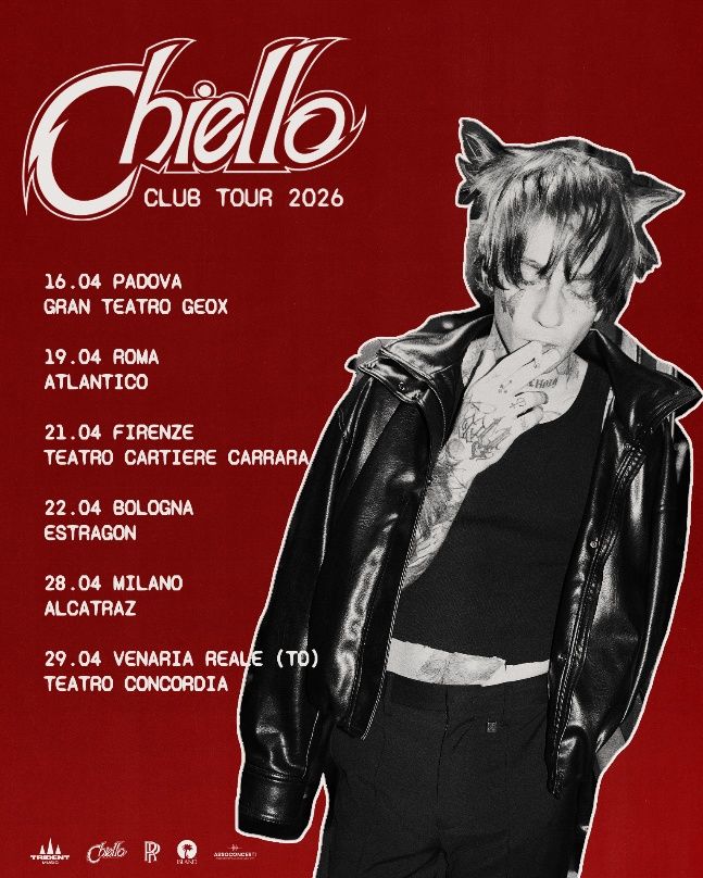 CRESCE L’ATTESA PER “CHIELLO CLUB TOUR 2026”