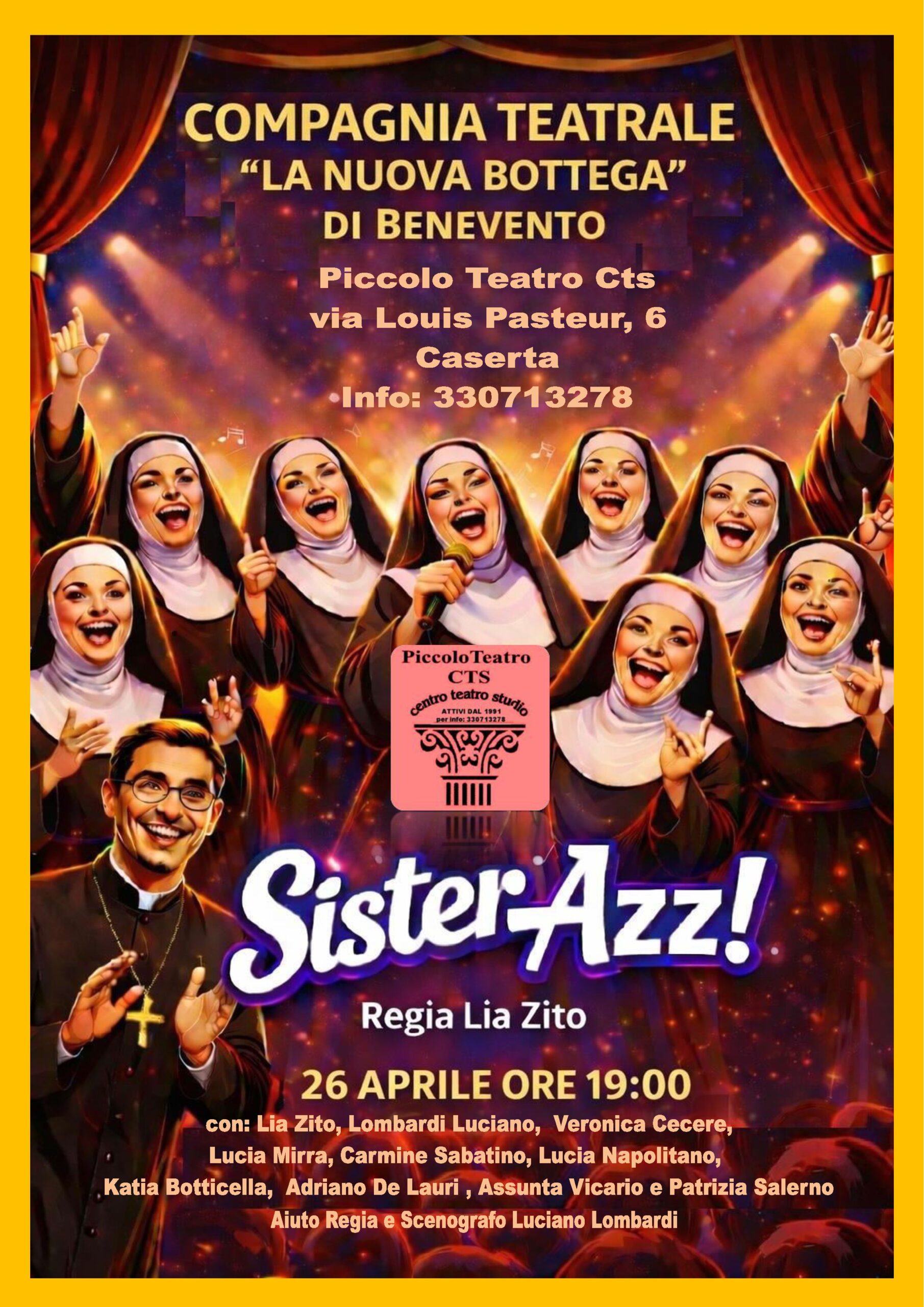 Il Piccolo Teatro Cts chiude la stagione con “Sister…azz”
