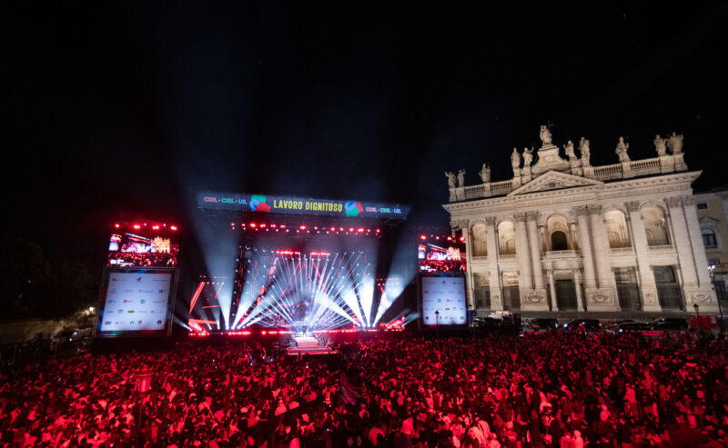 STREPITOSO SUCCESSO PER IL CONCERTO DEL PRIMO MAGGIO DI ROMA