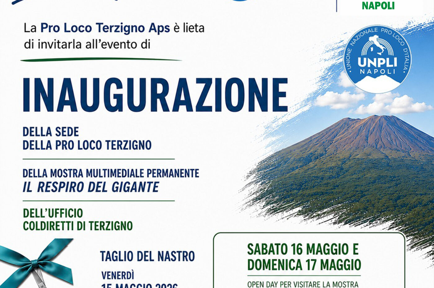 Coldiretti Terzigno si tinge di cultura: la nuova sede apre con la mostra sul Vesuvio “Il Respiro del Gigante”