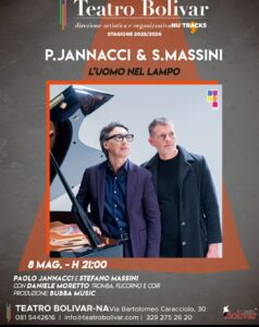 Jannacci e Massini al Teatro Bolivar: “L’uomo nel lampo”