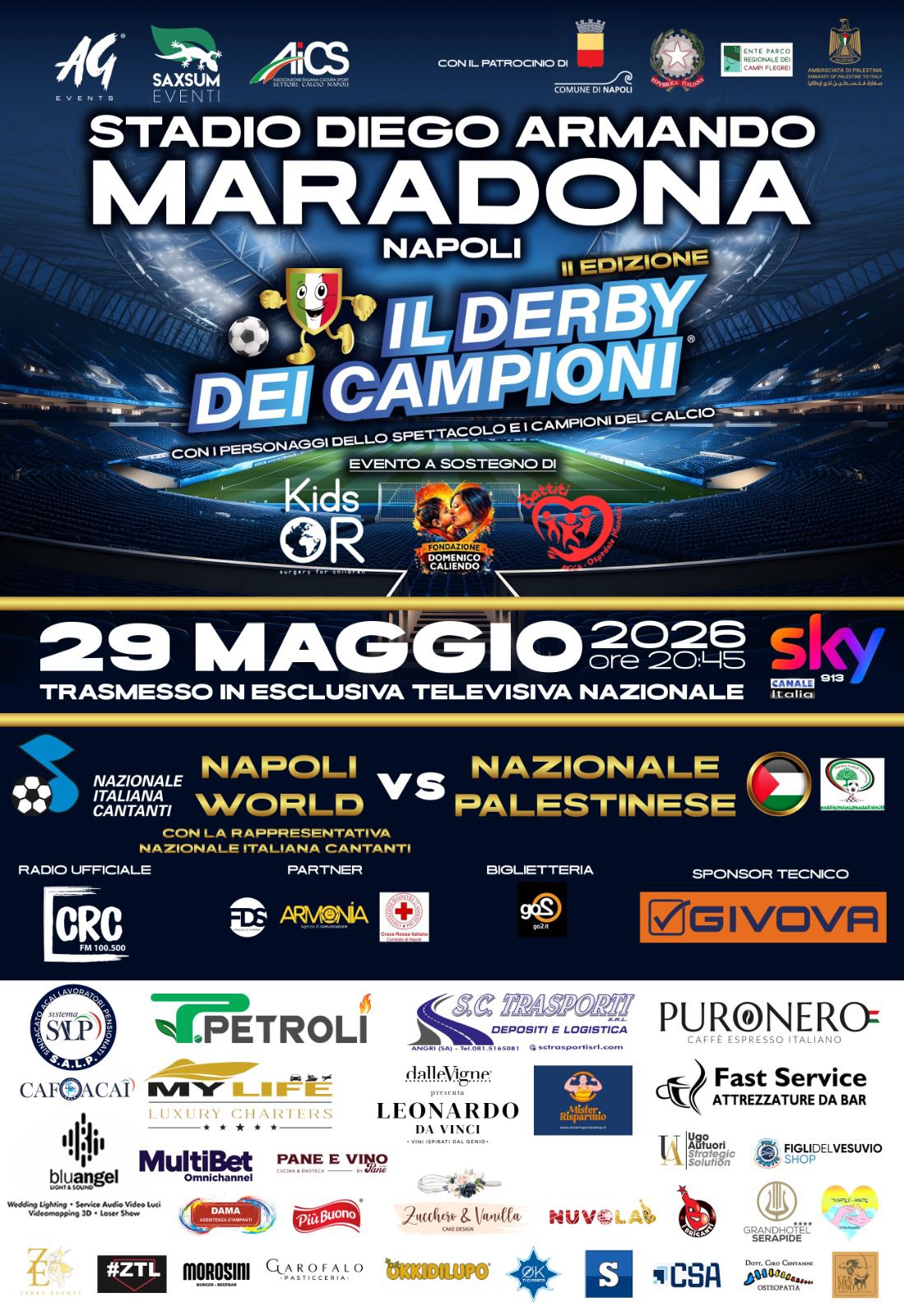 Presentata a Palazzo San Giacomo la seconda edizione de ‘Il Derby dei Campioni’