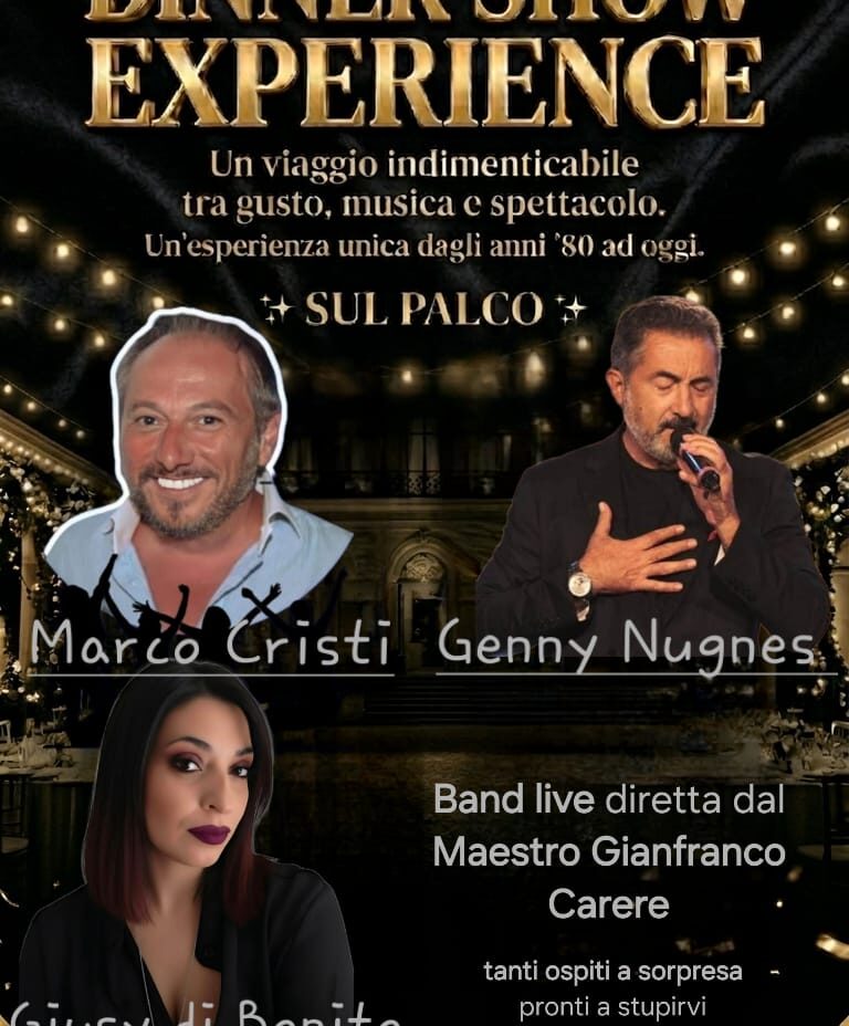 Cena Spettacolo | 29 maggio 2026 | Villa Domi – Napoli Organizzazione: ART CITY BOX