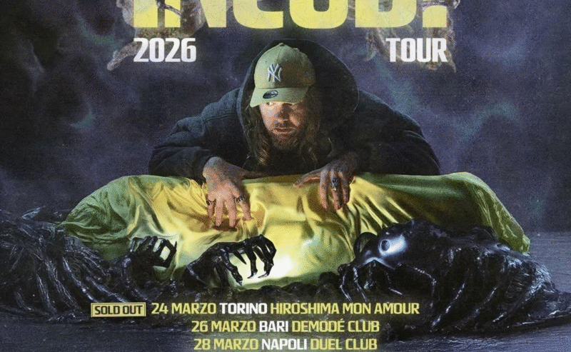 NITRO: al via oggi il suo “INCUBI TOUR”, si parte questa sera dall’Hiroshima Mon Amour di Torino già SOLD OUT.