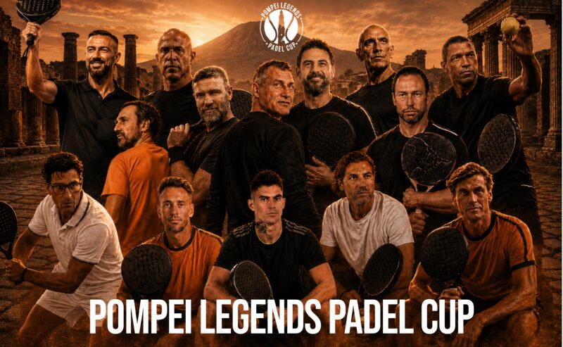 POMPEI LEGENDS PADEL CUP:I CAMPIONI DEL CALCIO FRA SPORT, CULTURA E INCLUSIONE SOCIALE