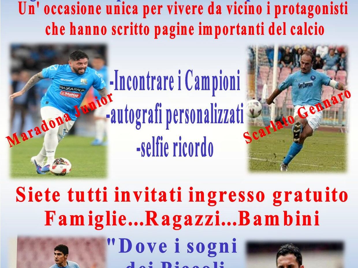 E’ tutto pronto per la festa sportiva dell’ASD Piccoli Talenti di Vitulazio