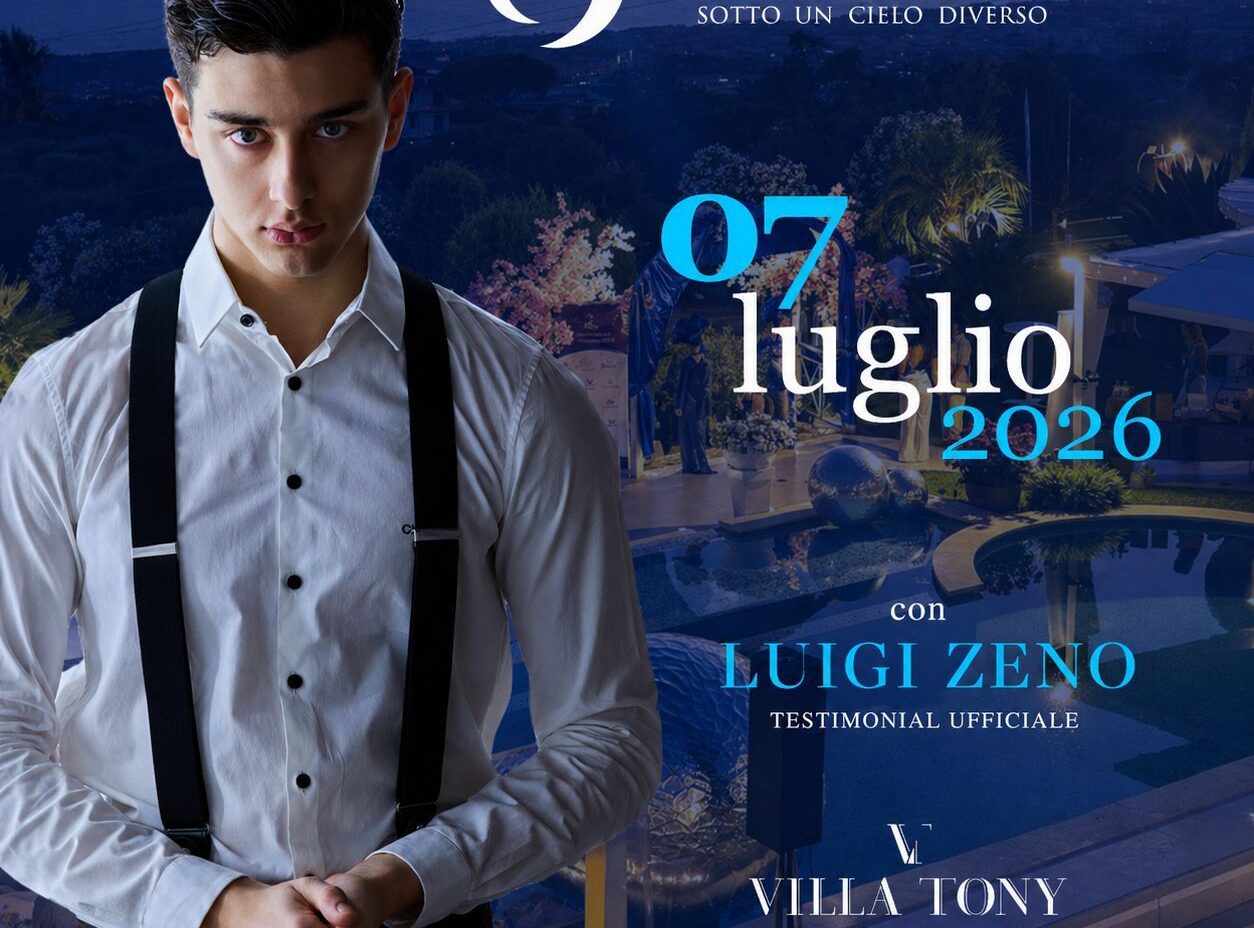 Luigi Zeno protagonista del sociale: testimonial dell’evento benefico “Cenando sotto un Cielo Diverso”Sarà Luigi Zeno il testimonial ufficiale dell’edizione 2026 di “Cenando sotto un Cielo Diverso”, il prestigioso evento charity in programma il 7 luglio presso Villa Tony – Complesso Zeno di Ercolano.