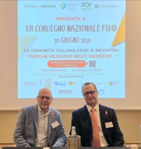 COMUNICATO STAMPA – 20 GIUGNO GIORNATA MONDIALE FSHD 2026 – XII CONVEGNO NAZIONALEPER LA DISTROFIA FACIO-SCAPOLO-OMERALELA RIGENERAZIONE MUSCOLARE NON SEMBRA PIU’ UN’UTOPIA