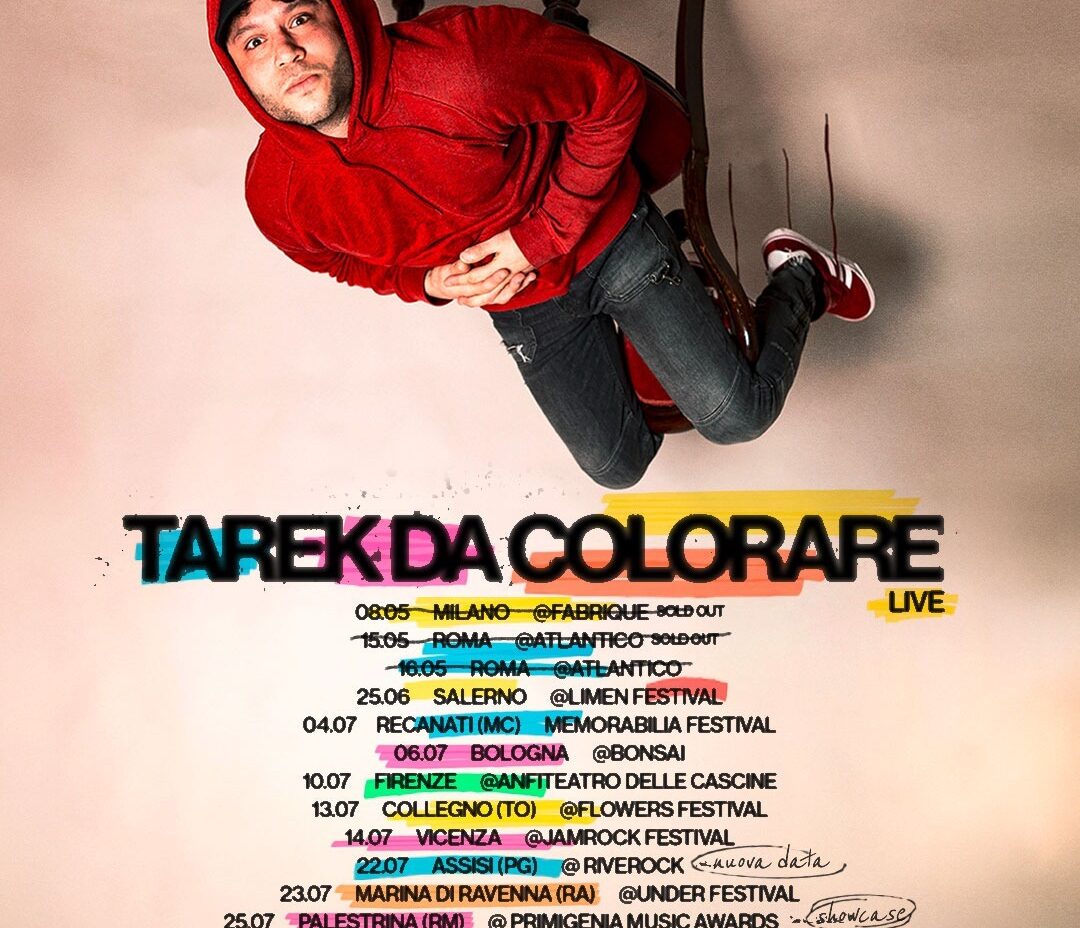 RANCORE E’ PRONTO A PARTIRE CON LE DATE ESTIVE DI “TAREK DA COLORARE LIVE”