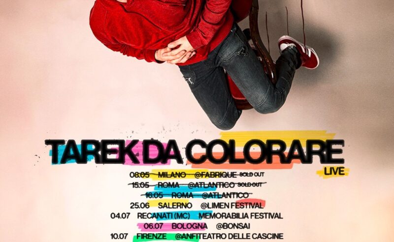 RANCORE E’ PRONTO A PARTIRE CON LE DATE ESTIVE DI “TAREK DA COLORARE LIVE”