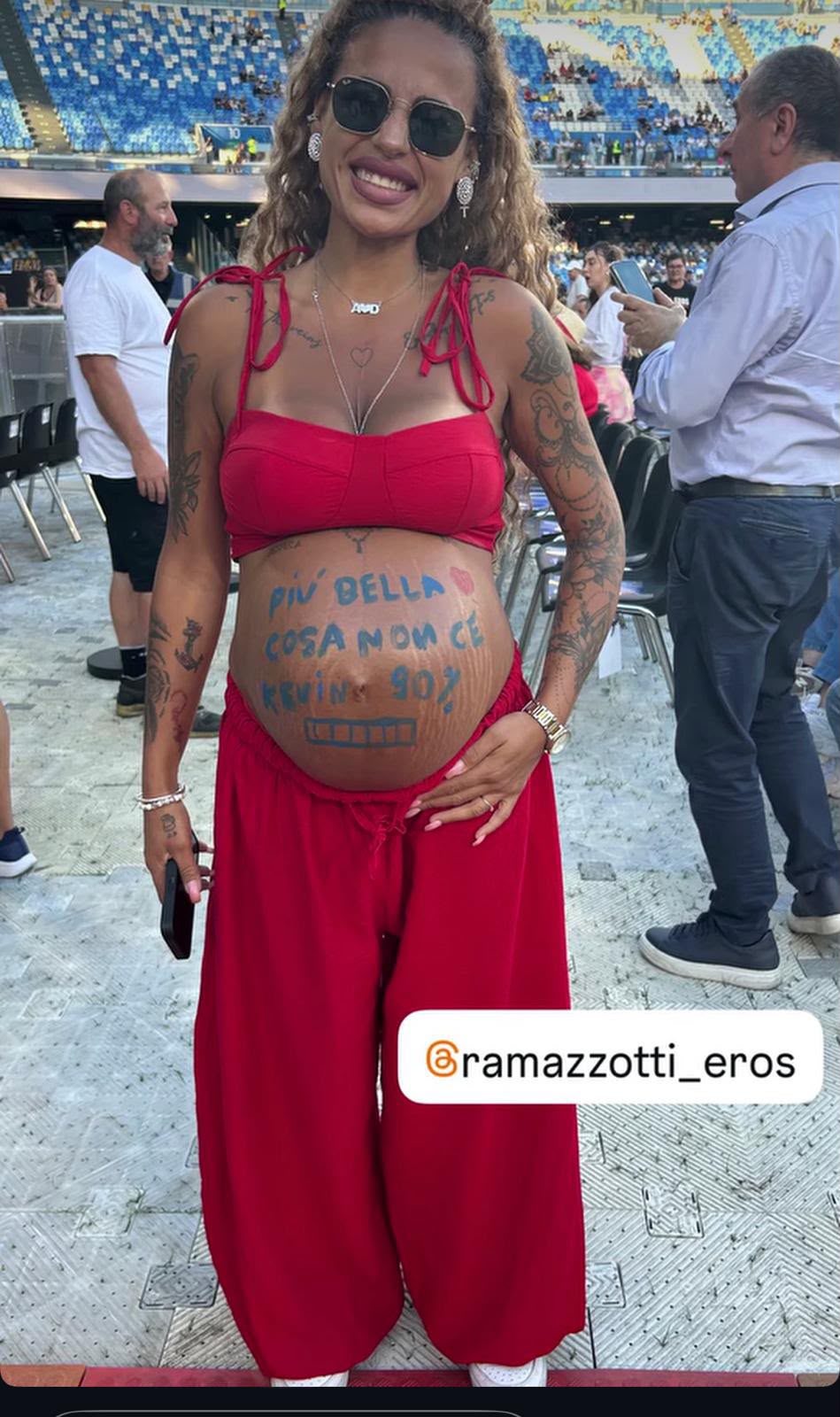 “Più bella cosa non c’è” simbolo di una serata Eros Ramazzotti unica  per Antonella