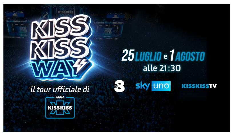 Dopo il successo delle quattro tappe live Kiss Kiss Way 2026 in TV