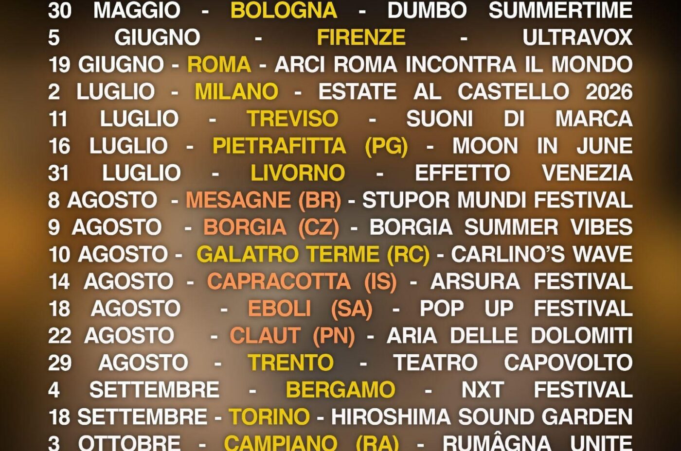 FRANKIE HI-NRG MC AGGIUNGE NUOVI APPUNTAMENTI AL “VOCE e BATTERIA TOUR 2026”