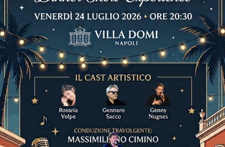 Un Dinner Show firmato ART CITY BOX