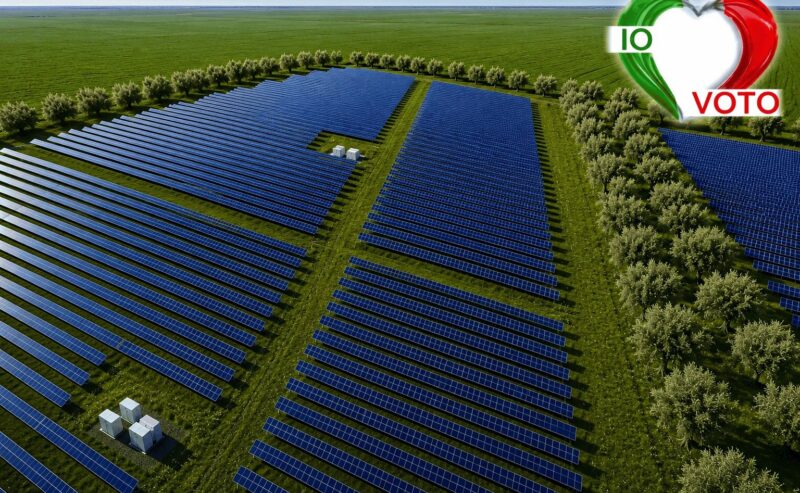 “Non stop al fotovoltaico a terra” il Partito Politico “Io Voto”: La maggioranza ostacola le rinnovabili