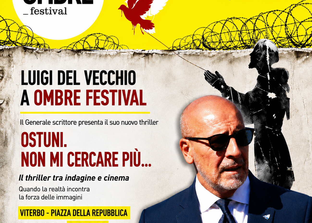 Luigi Del Vecchio torna a Ombre Festival di Viterbo