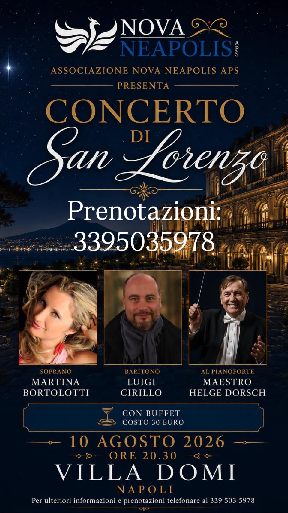 Concerto di San Lorenzo a Villa Domi