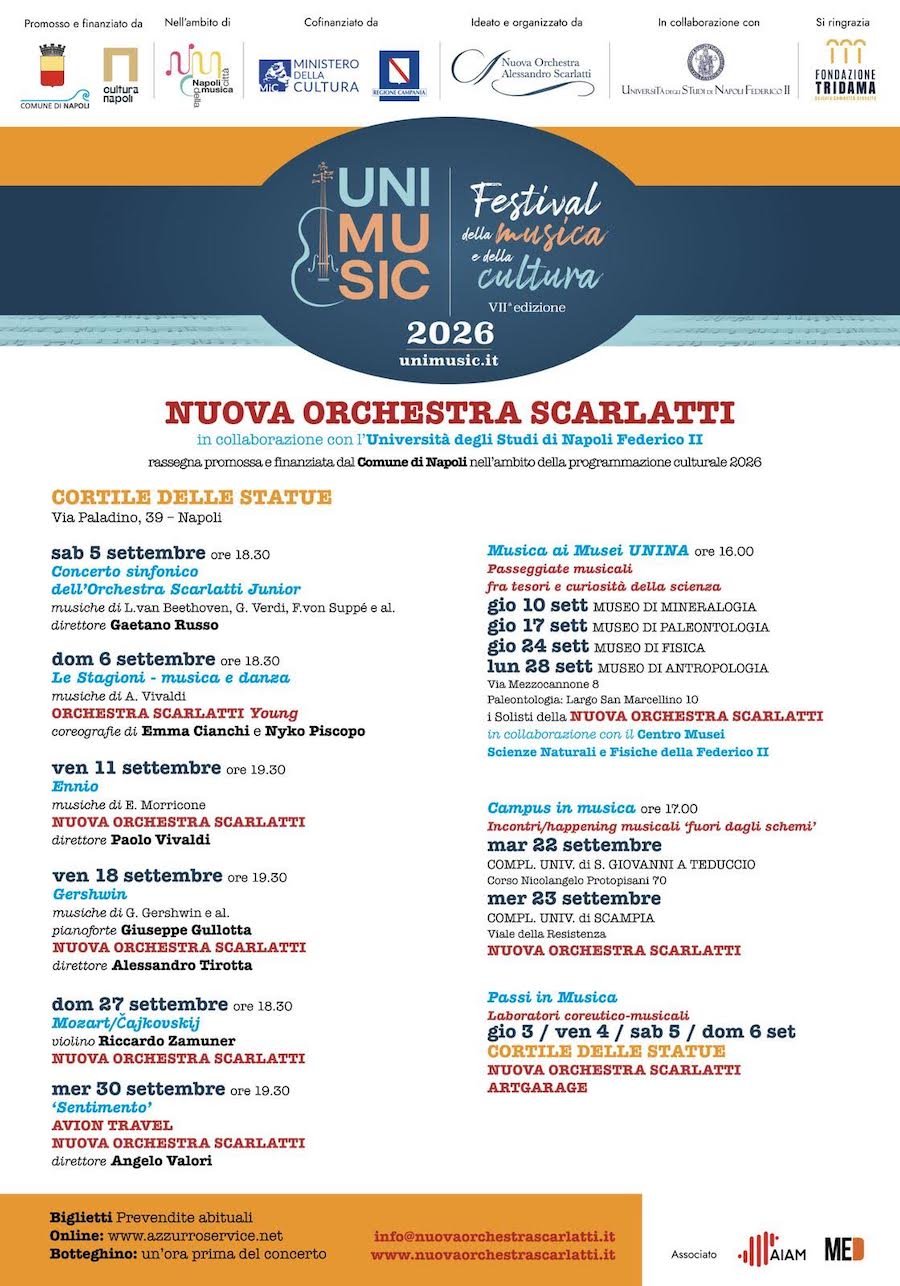 Al via la VII edizione di Unimusic 2026