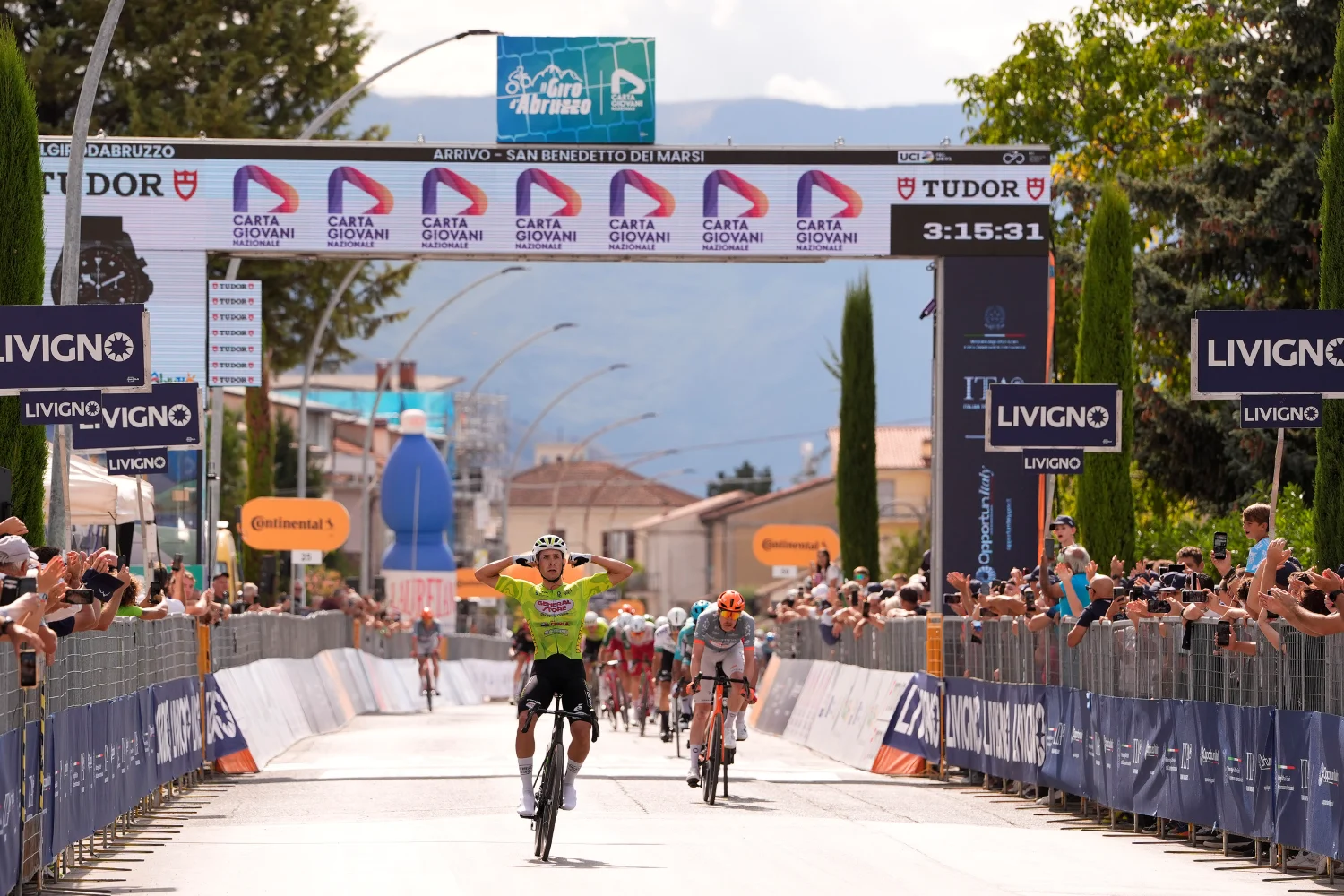FILIPPO D’AIUTO VINCE LA TERZA TAPPA DE IL GIRO D’ABRUZZO