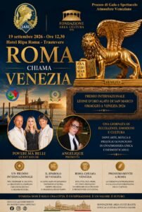A Marianna Pignatelli il riconoscimento del Leone d’Oro Alato di San Marco