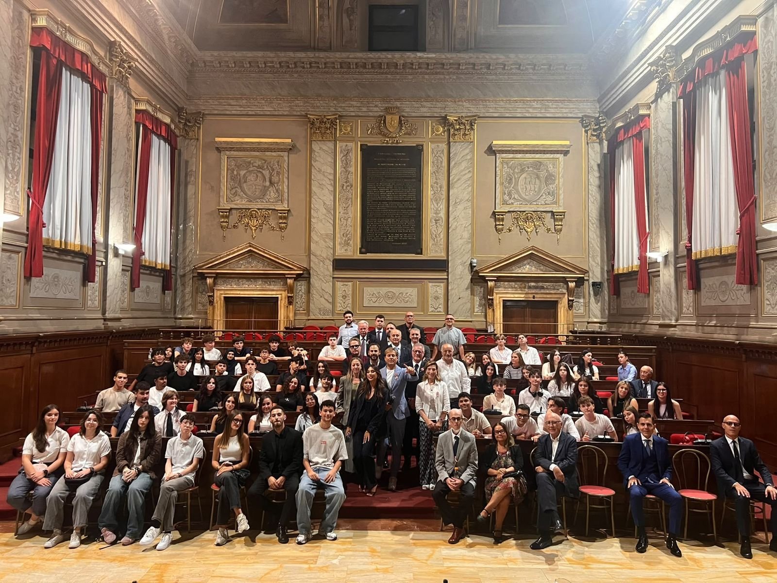 Grande partecipazione a Palazzo Valentini per la Giornata della Pace: i giovani protagonisti con la Fondazione Valori d’Italia