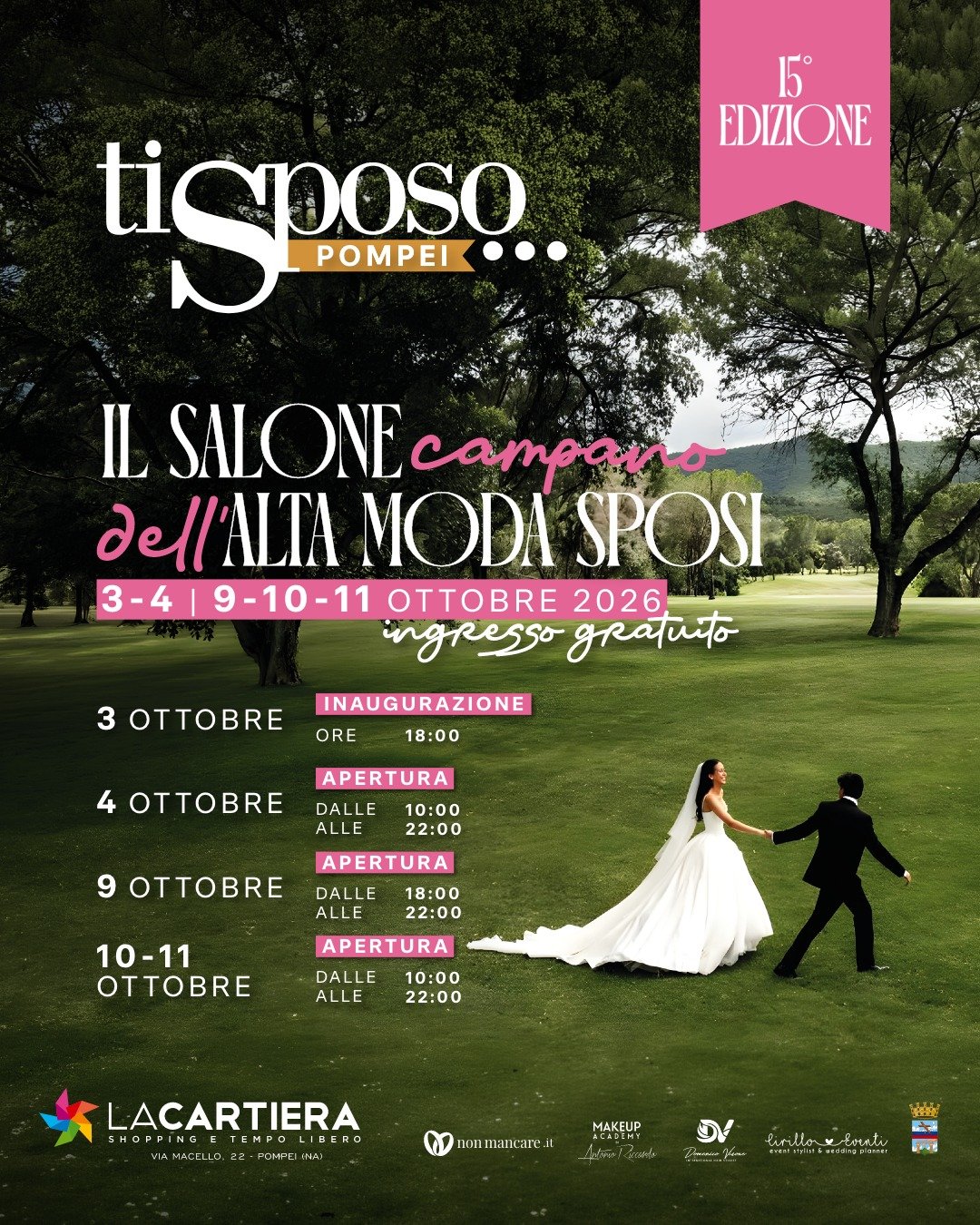 RITORNA L’APPUNTAMENTO “TI SPOSO” A POMPEI