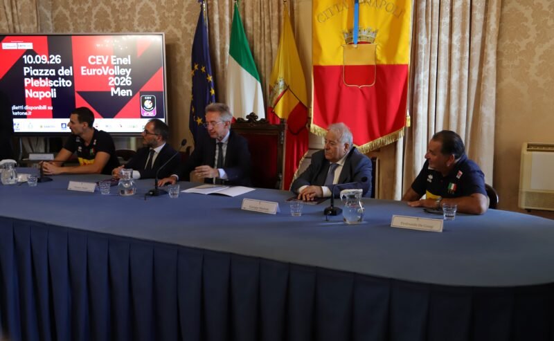 Presentazione del match inaugurale dei Campionati Europei Volley maschili 2026
