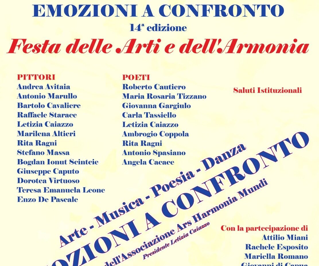 14ª Edizione “Emozioni a Confronto”