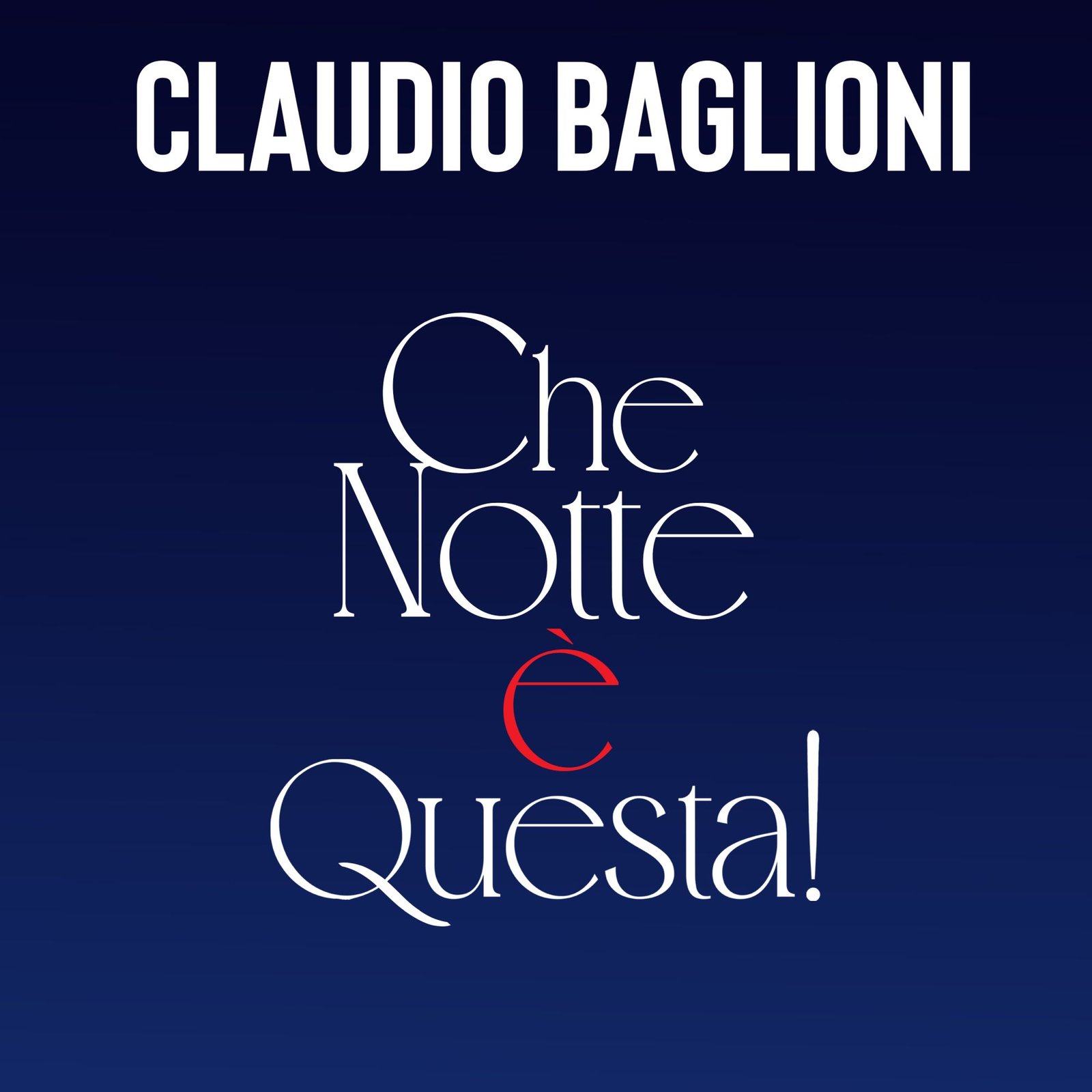 L’anteprima dal vivo di “Che Notte È Questa!” disponibile in radio e in digitale da venerdì 13 novembre.