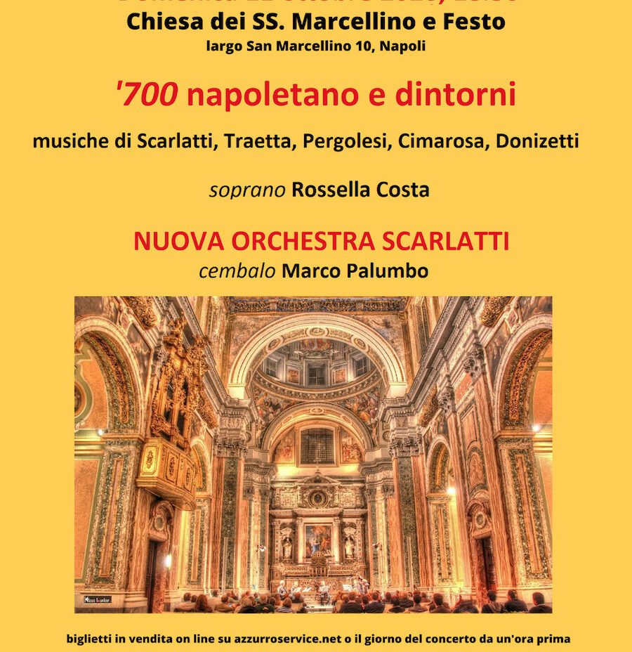  A San Marcellino il concerto sul “‘700 napoletano e dintorni“