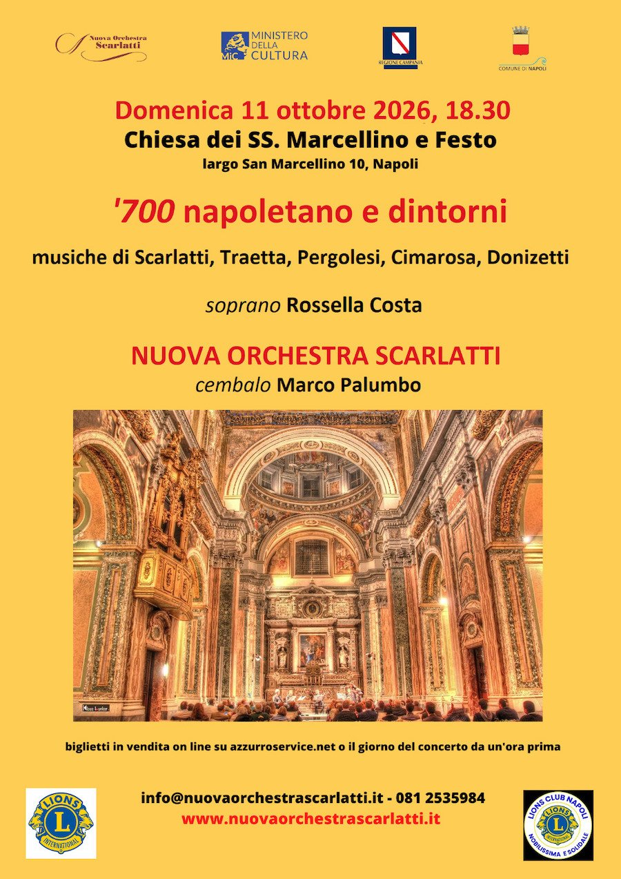  A San Marcellino il concerto sul “‘700 napoletano e dintorni“