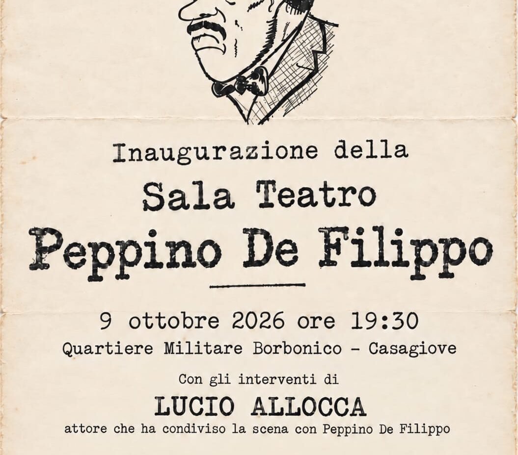 lnaugurazione della Sala Teatro Peppino De Filippo