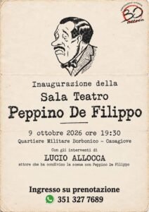 lnaugurazione della Sala Teatro Peppino De Filippo